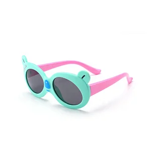 New arrival fashion interesting lovely funny kids cartoon silica gel frame sunglasses