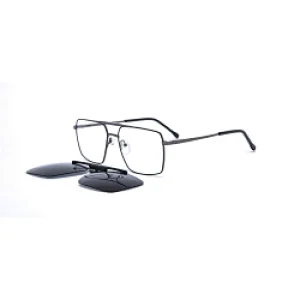 Wholesale Metal Sun Glass Man And Lady Trendy Woman Shade Polarized Frame Luxury Bar Clip Stainless Steel Sunglass