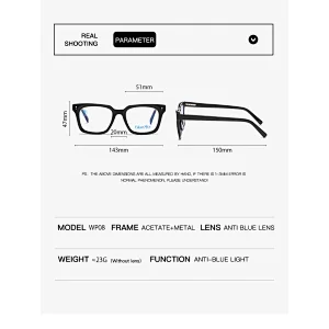 Brand name manufacturer eyewear anti radiation glasses computer eyeglasses frames