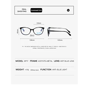 Colorful Eyewear Fashion Glass Eyeglass 2021 Big Computer Anti Blue Light Unisex Man Custom Acetate Frame