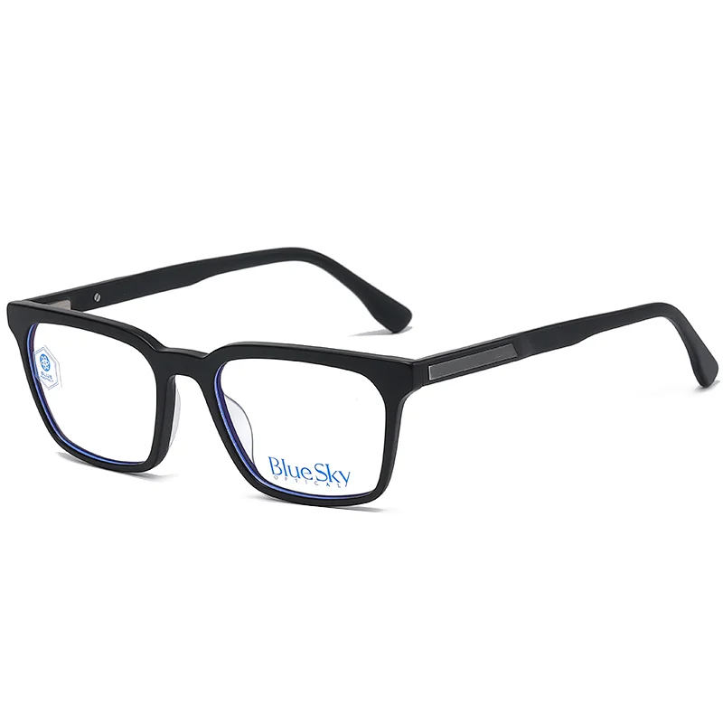 Best Selling Custom Eyeglass Lunette Buffalo Horn Glass Gaming High Quality Metal Eye Frame Acetate Eyewear