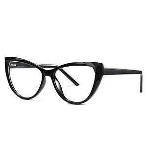 Wholesale Fashion Custom TR90 Material Unisex Cat Eye Optical Glasses Frame