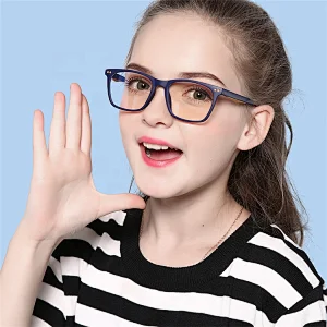 lightweight kids TR90 eye protection blue light optical eyeglasses spectacle frames