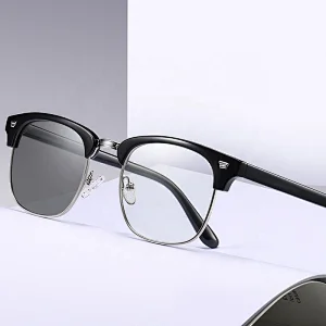 New design computer glasses blue light blocking eyeglasses metal TR optical frame