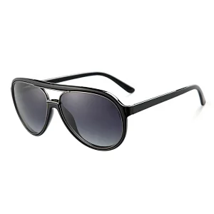 Custom high quality round sun glasses unisex acetate polarized double bridge sunglasses