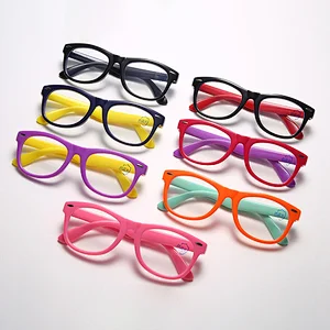 High quality kids optical frames anti blue light blocking flexible silica glasses