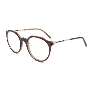 High quality wholesale vintage acetate mixing optical glasses frame eyeglasses