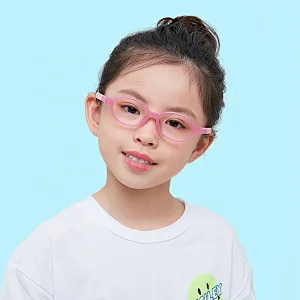Wholesale kids eye protection tr90 optical frame anti blue light eyewear