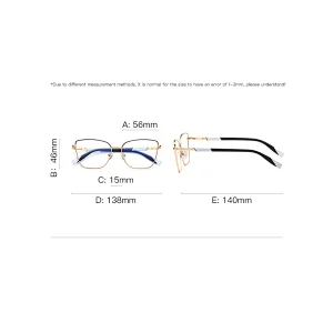 Factory Luxury Man Logo New Model Round Circle Eyeglass Optical Accessory Eyewear