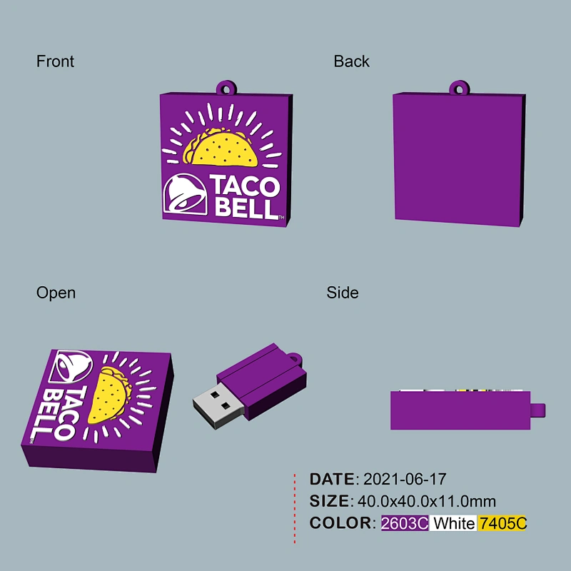 Custom design PVC cheap usb flash drives wholesale