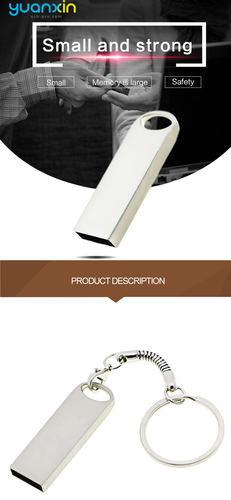 Engraving Logo Custom 2.0 3.0 3Tb Usb Flash Drive Bulk Wholesale Factory