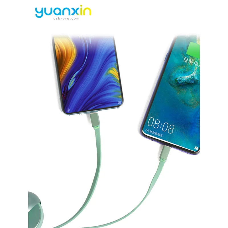 Metal retract Charging Cable