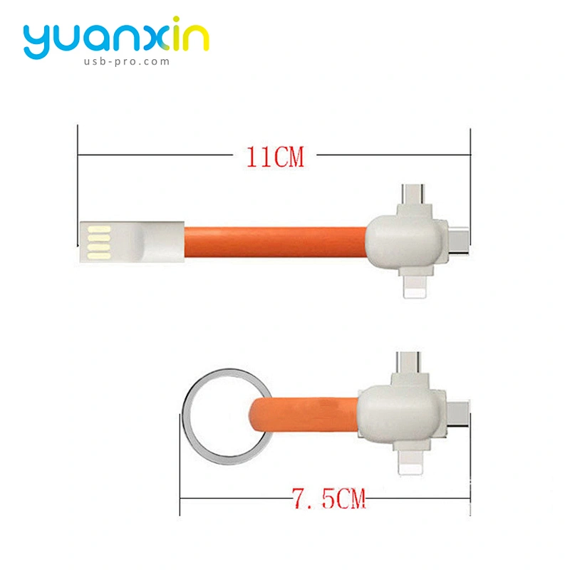 Classic Flip keychain usb cable