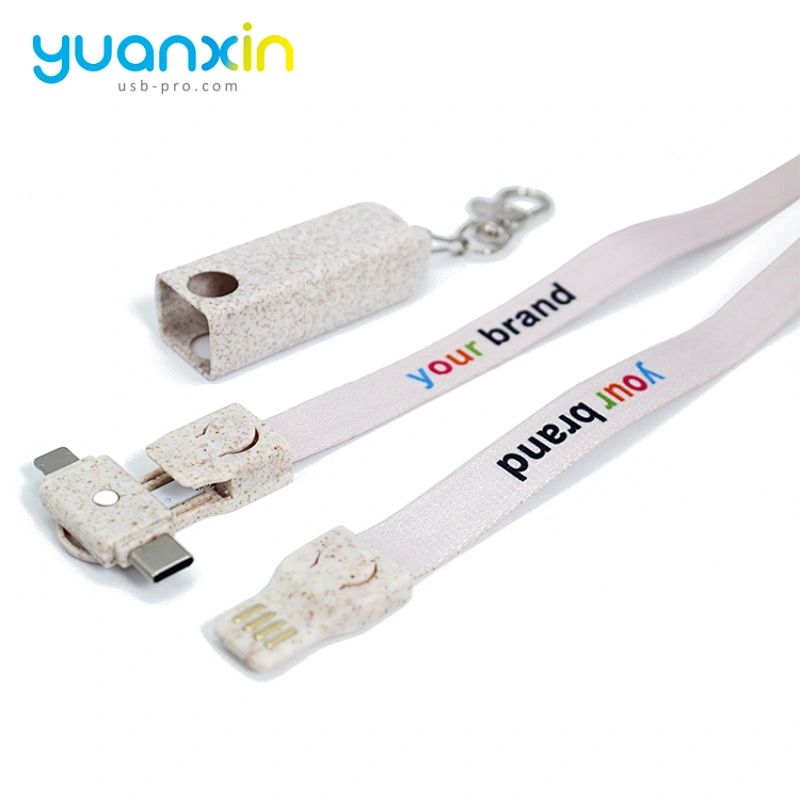 Eco lanyard usb cable