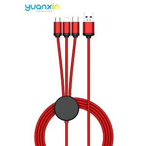 Custom LED  braided Illume Charging Cable