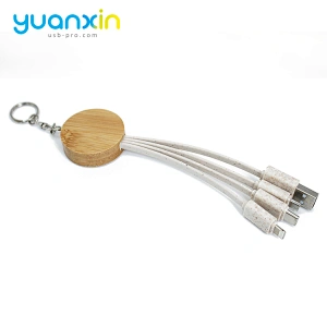 Eco keychain usb cable