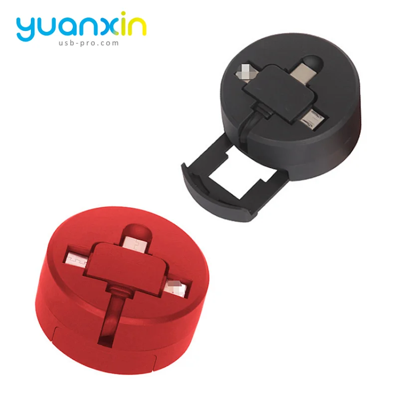Retract Charging Cable with phone stand