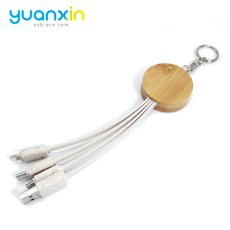 Eco keychain usb cable
