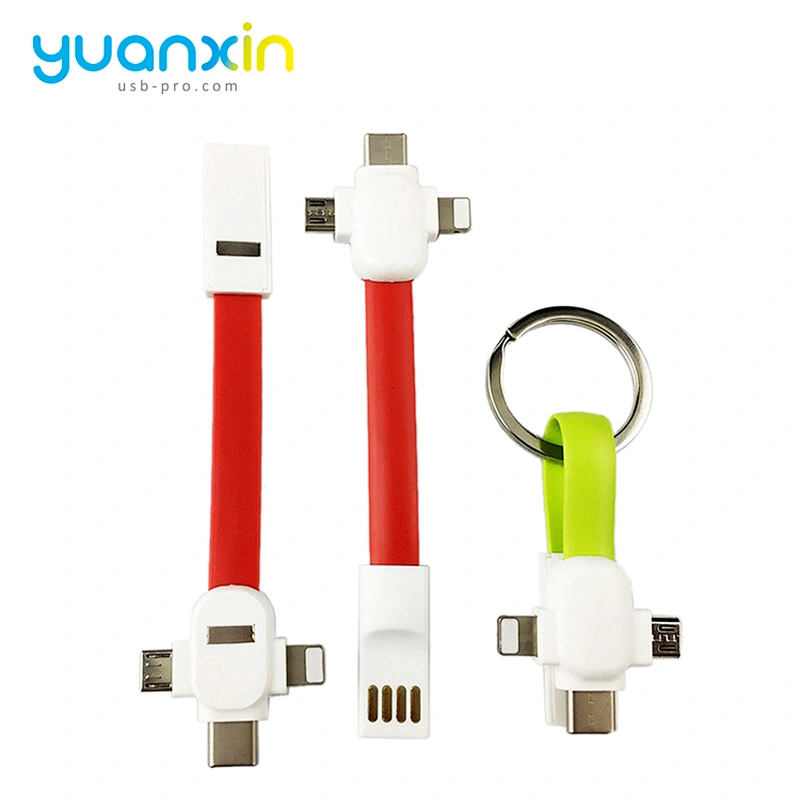 Classic Flip keychain usb cable