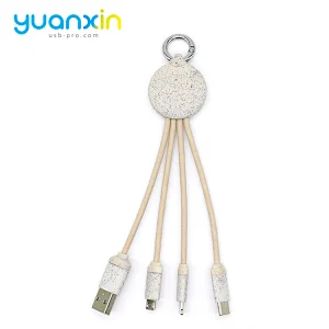 Eco 4 in 1 keychain usb cable