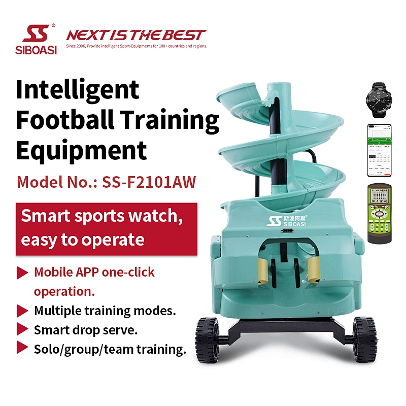 SIBOASI smart soccer ball shooting machine from China Manufacturer