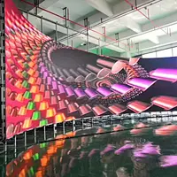 240X120mm Indoor P2 led flexible LED module curve LED  video wall