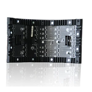 Curved flexible soft hd P2/P4 full color indoor high definition big size led module 256*128mm led display module