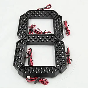Red 7segment 8.88 9/10 digit board for led gas price sign