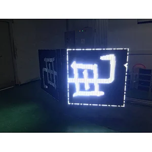 High brightness DIP P10 single white LED Display module 320*160mm 4 scan waterproof outdoor text programmable led module