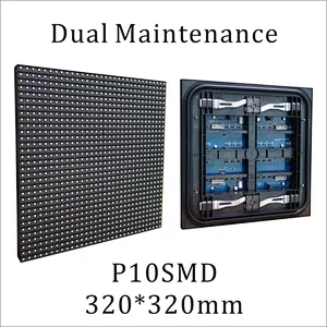 P10 SMD outdoor LED display module P10 full color outdoor LED display module  320mm*320mm  front service led module