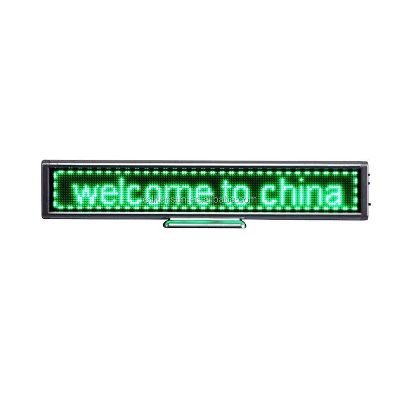 Led Message Board desk screen 64*16 pixel Scrolling ultra-thin LED desktop sign