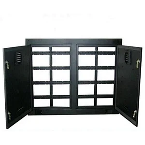 Customized outdoor led display/video wall screen/outdoor advertising  Iron cabinet indoor& outdoor led display cabinet