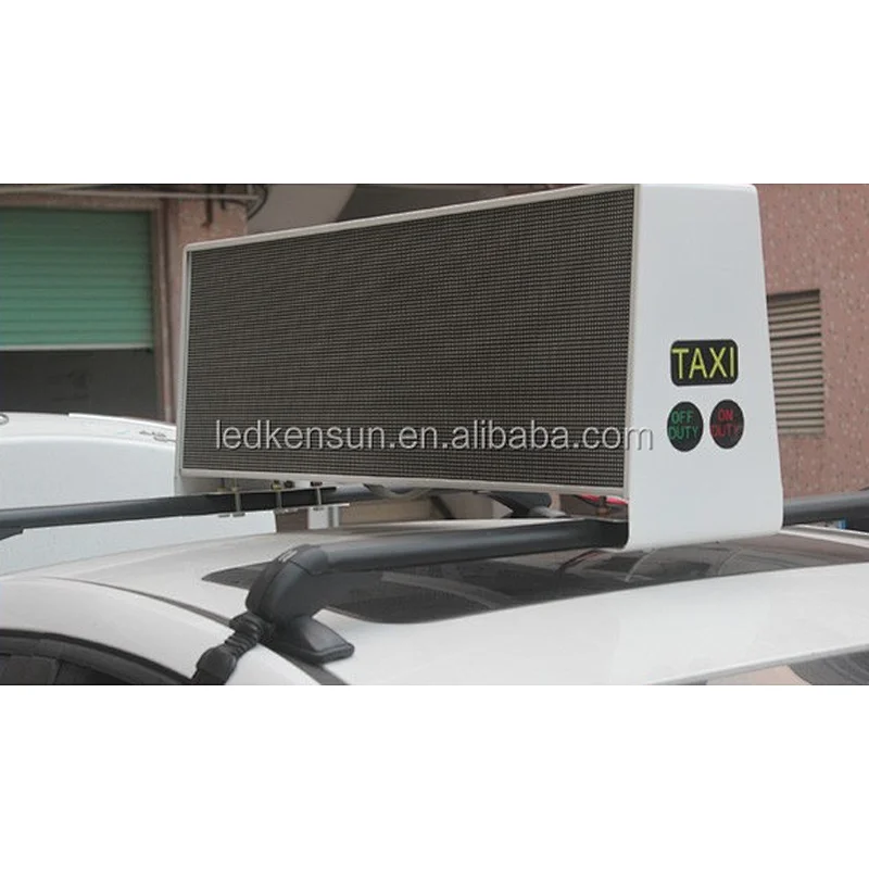 Customized Size Meanwell P5 Car Led Sign Display Waterproof 160x160mm