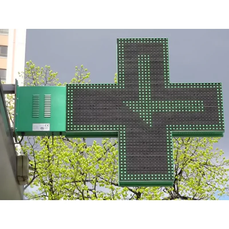 Stock Wireless LED Pharmacy Cross Display/led cross screen/Waterproof LED Pharmacy Cross Display