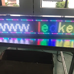 WIFI/USB Control P5/P10 full color/single color moving message text scrolling display led sign