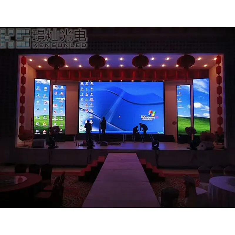 Kinglight LED Lamp P6 Indoor Rental LED Display 576X576mm LED Cabinet For Hotel/School/Bank Lobby