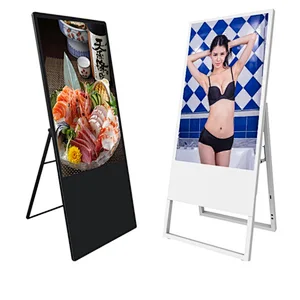 43 inch portable Foldable LCD LED HD 1080P digital signage advertising display screen portable advertising lcd display