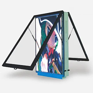 outdoor double side led sign super slim rental cabinet truck mobile led display screen