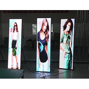 Light Weight 576x1920mm P3 LED Advertising Player Indoor Full Color LED Display Mirror HD SMD2121
