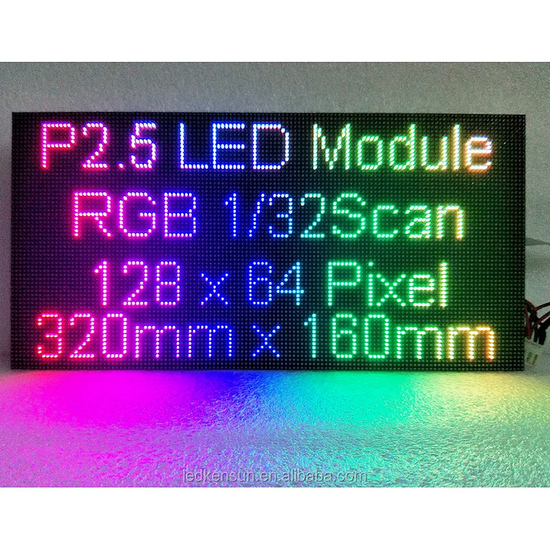 SMD2121 CE Meanwell Power Supply 640mm*480mm Magnet Front Access Cabinet  P2.5 Indoor LED Screen