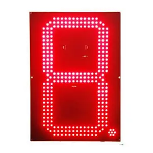 24inch white/red/green/yellow blue color  7 Segment led display Gas Station LED Price Sign