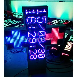 Best price of led cross sign pharmacy for wholesales LED Cross Display