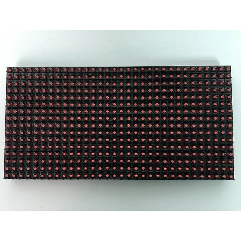 Factory cheap price DIP P10 single color red waterproof outdoor message scrolling 1/4 scan led display module