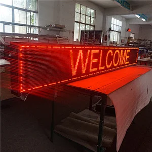 P10 SMD outdoor indoor LED text display screen for sale traffic board P10 waterproof LED text scrolling display