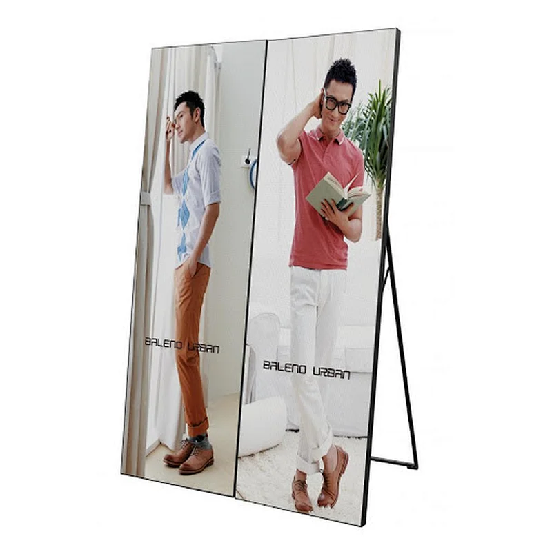 P3 Indoor Led Thin Mirror Led Advertise Screen Dispaly/Clothing Shop Advertising Poster Display