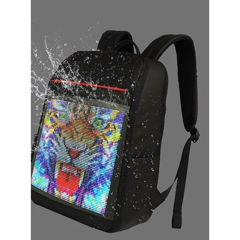 P3.75 full-color display screen Waterproof smart wifi Control led bag LED backpack