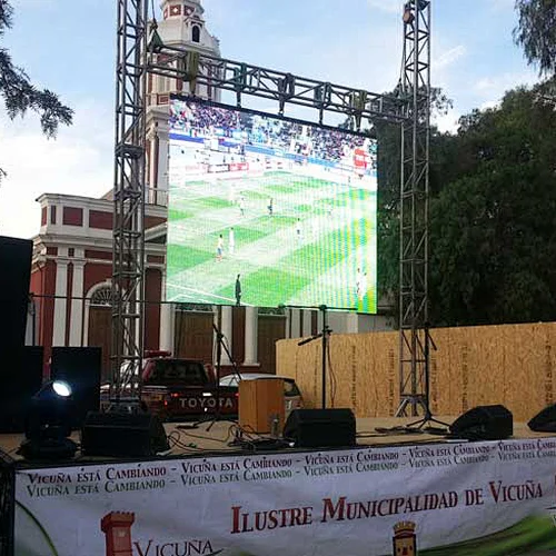P10 Outdoor High Resolution Magnesium Alloy Stage Rental Advertising LED display