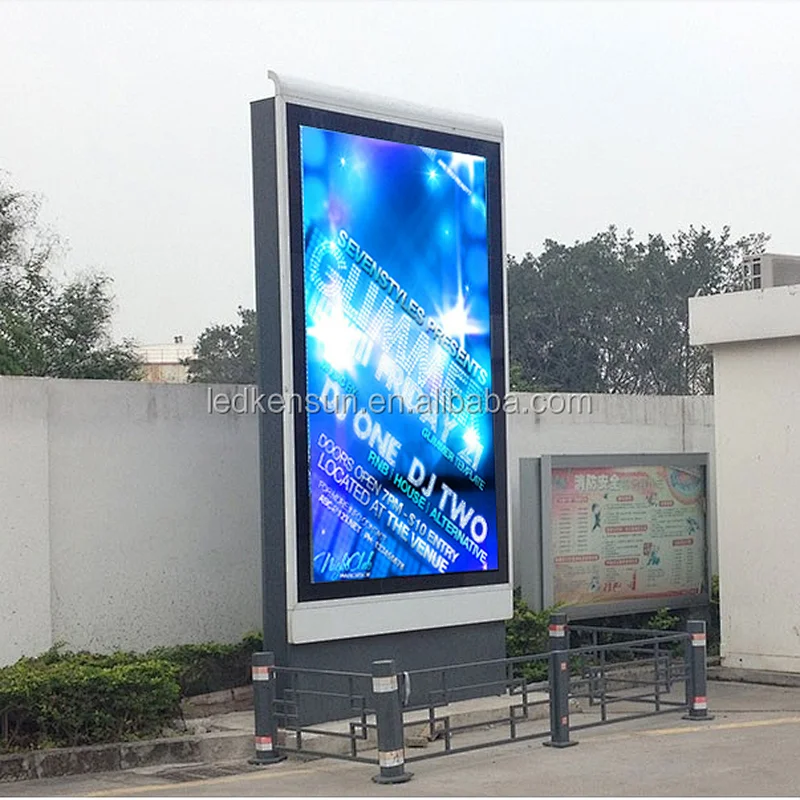 98 inch outdoor led advertising screen price with advertising video display