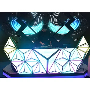 P5 full color indoor DJ booth LED display screen Triangular module  for bar or stage LED display