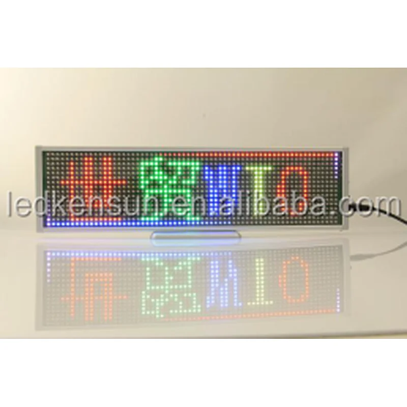 Kensun 12V Car LED Programmable Message Sign Scrolling Display Board with remote